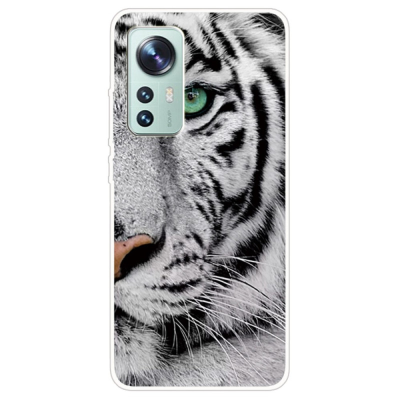Xiaomi 12 Pro Tiger Case White