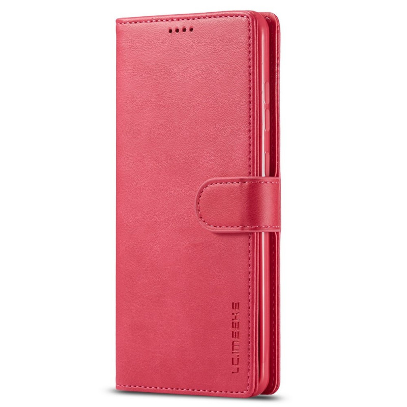 Samsung Galaxy M52 5G Case LC.IMEEKE Efeito couro