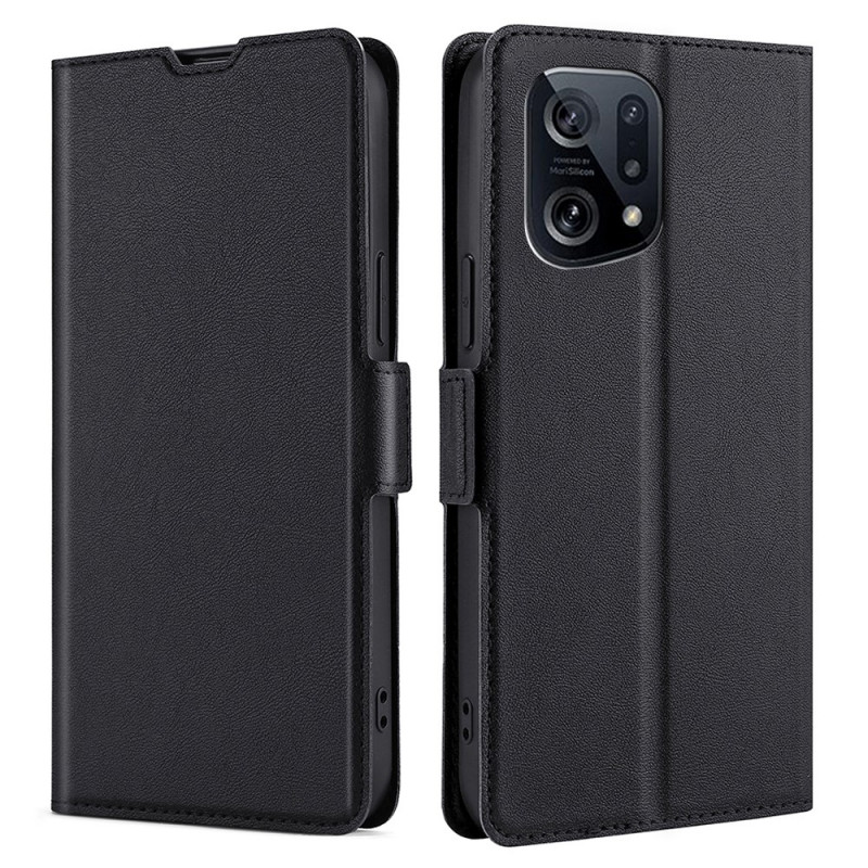 Oppo Find X5 Case Double Flap Design