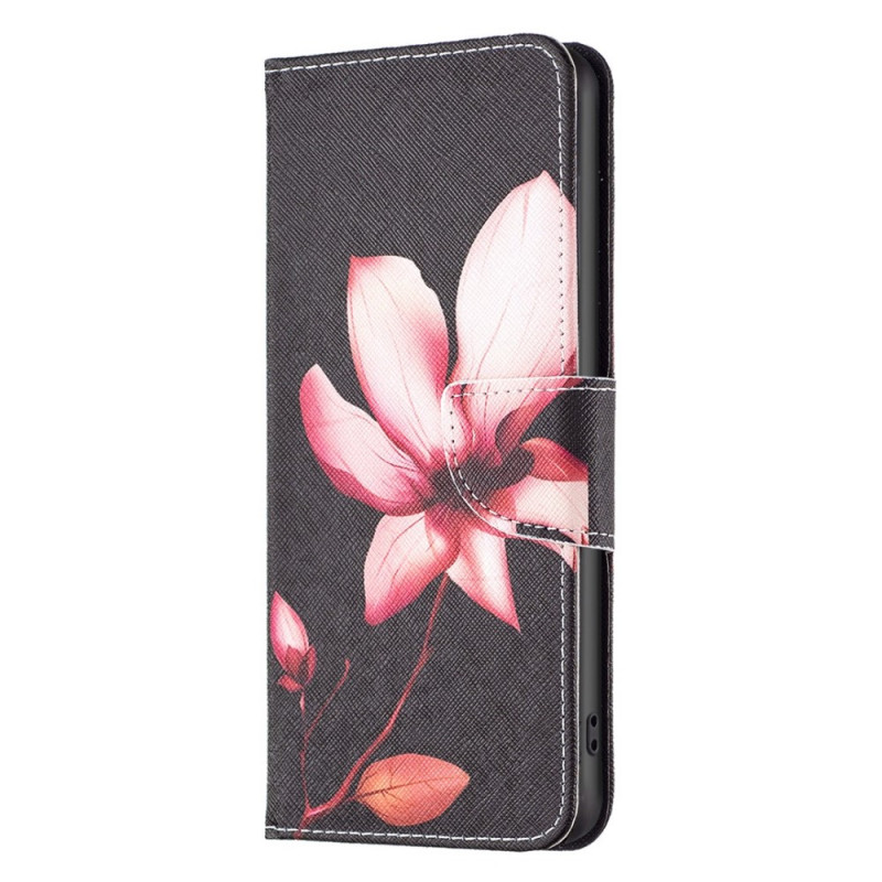 Samsung Galaxy M53 5G Case Flower on Black Background