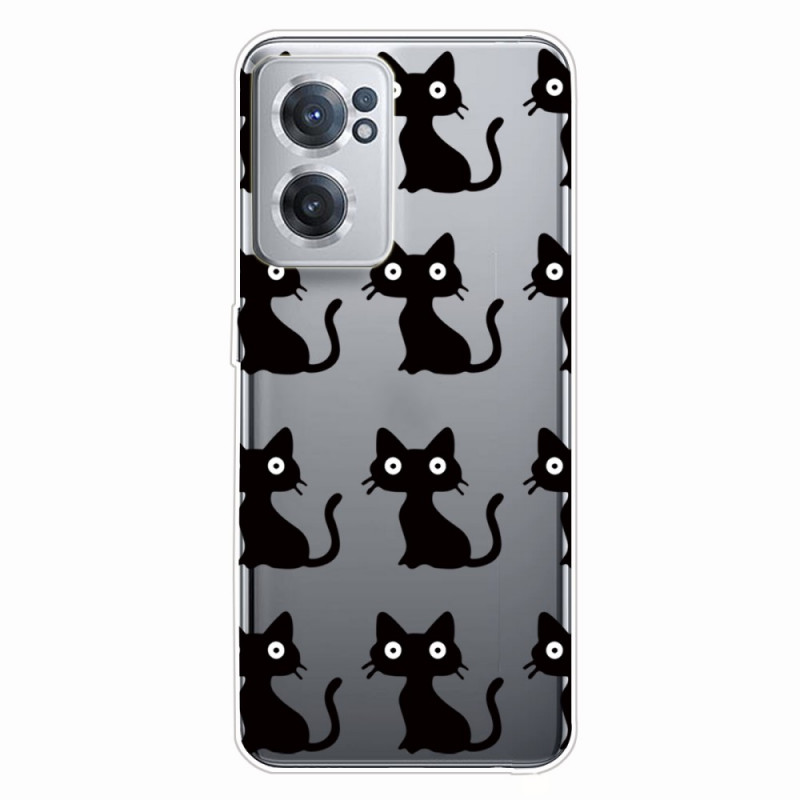 Capa OnePlus Nord CE 2 5G para gato preto