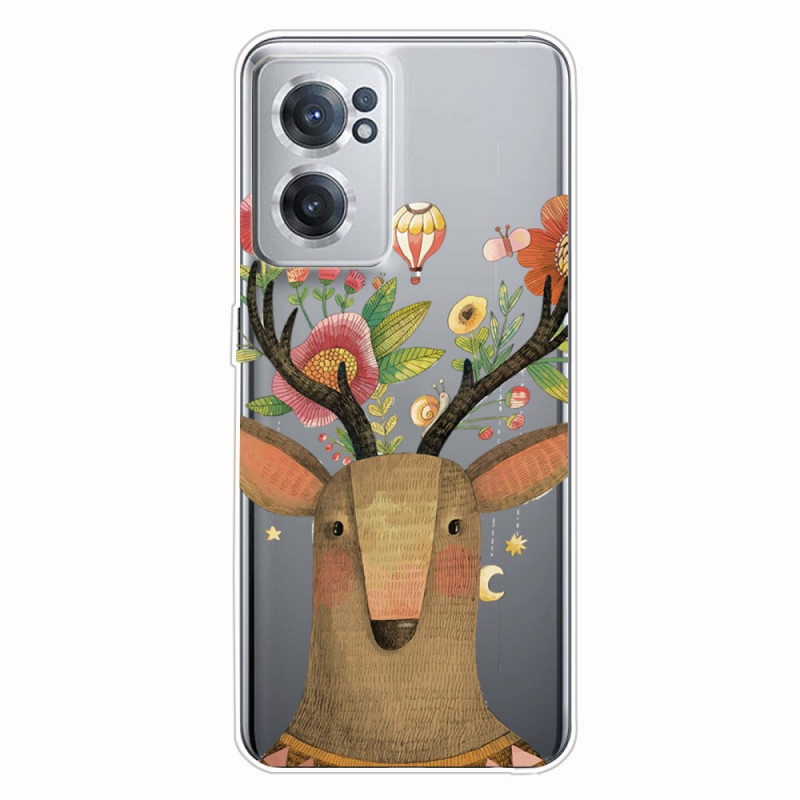 Capa OnePlus Nord CE 2 5G Flower Deer Deer