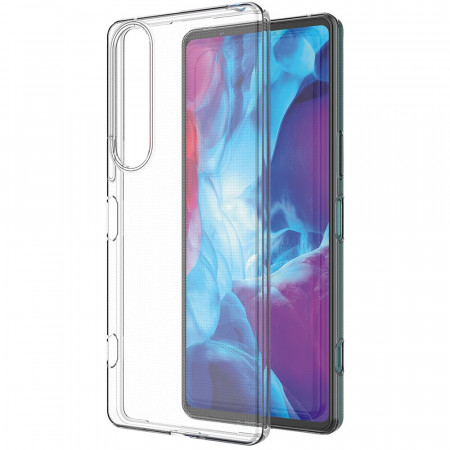 Capa transparente flexível...