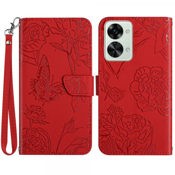 Capa OnePlus Nord 2T 5G Premium Butterfly Strap