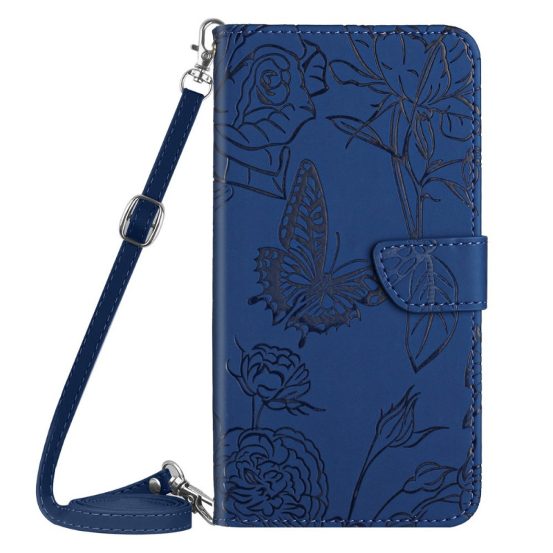 Samsung Galaxy A13 Case Butterflies e Cordão de ombro