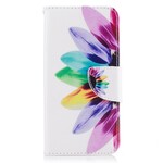 Samsung Galaxy J3 2017 Capa de flor de aguarela