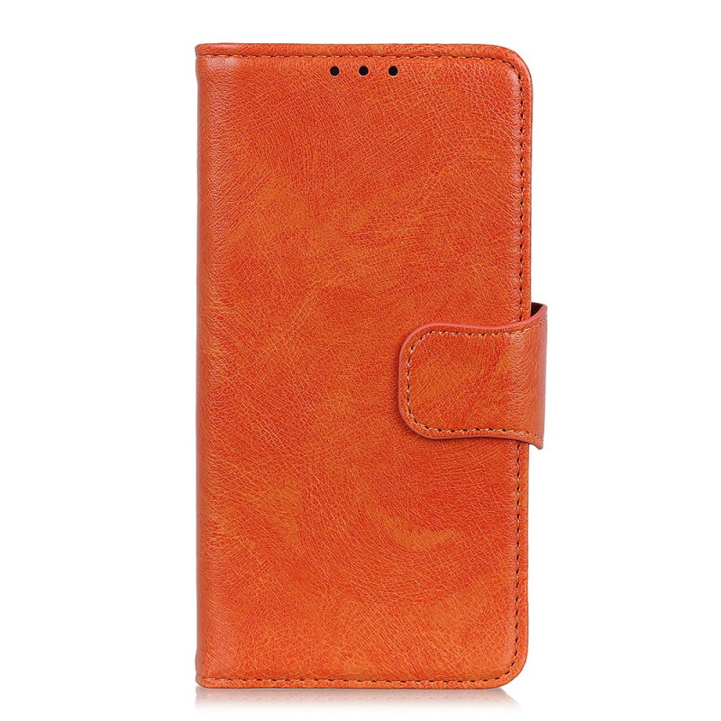 Case Oppo Reno 6 Pro 5G Split Nappa Leather Orange
