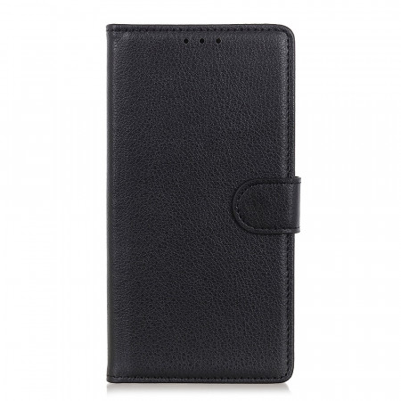 Capa de Couro Lychee Oppo...