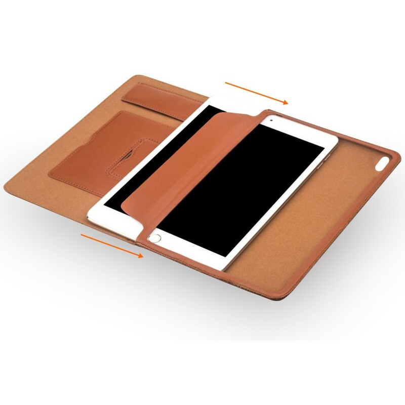 iPad Pro Case de 5 polegadas Couro de couro Qialino Cowhide