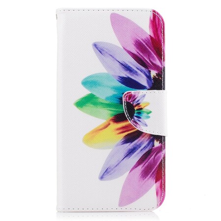 Samsung Galaxy J5 2017 Capa de flor de aguarela