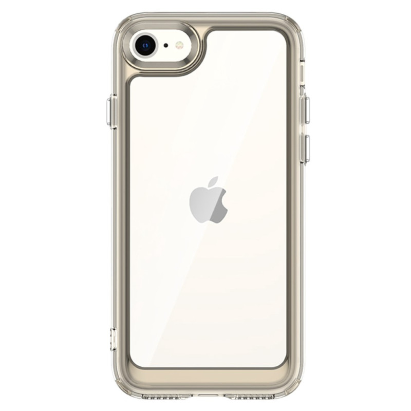 iPhone SE 3 / SE 2 / 8 / 7 Capa transparente com moldura colorida