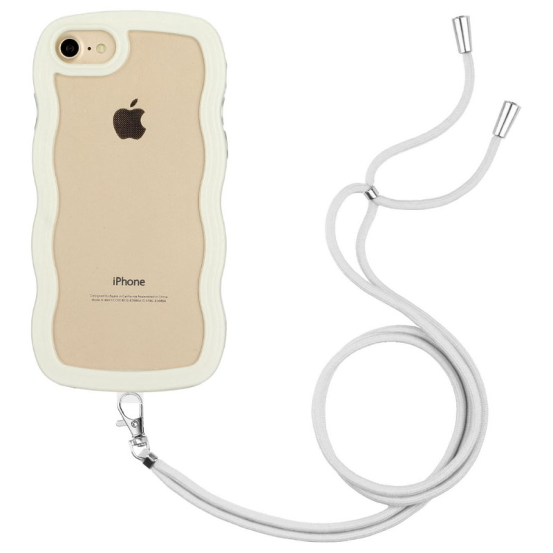 Capa para iPhone SE 3 / SE 2 / 8 / 7 com cabo ondulado