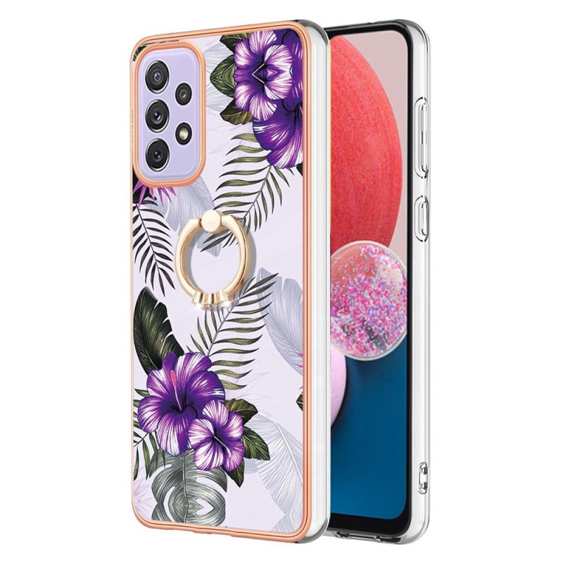 Samsung Galaxy A13 Case Flowers Ring-Support