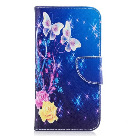 Samsung Galaxy J7 2017 Case Butterflies In The Night
