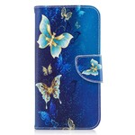 Samsung Galaxy J7 2017 Case Butterflies In The Night