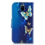 Samsung Galaxy J7 2017 Case Butterflies In The Night
