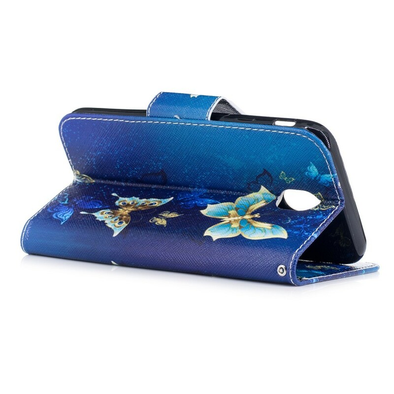 Samsung Galaxy J7 2017 Case Butterflies In The Night