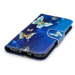 Samsung Galaxy J7 2017 Case Butterflies In The Night