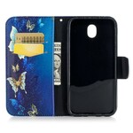 Samsung Galaxy J7 2017 Case Butterflies In The Night