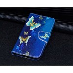 Samsung Galaxy J7 2017 Case Butterflies In The Night