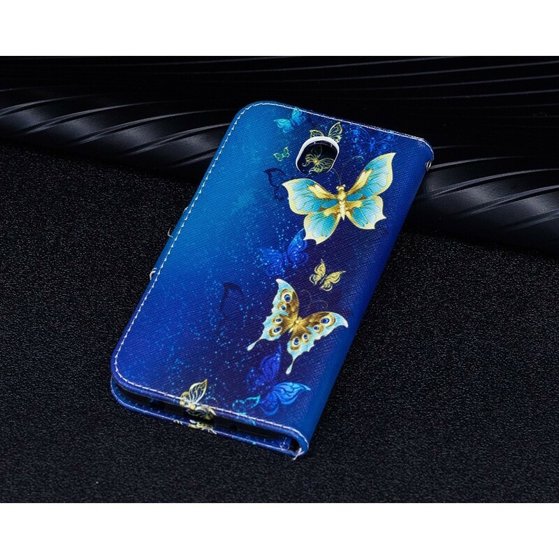 Samsung Galaxy J7 2017 Case Butterflies In The Night