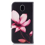 Samsung Galaxy J7 2017 Case Pink Flower