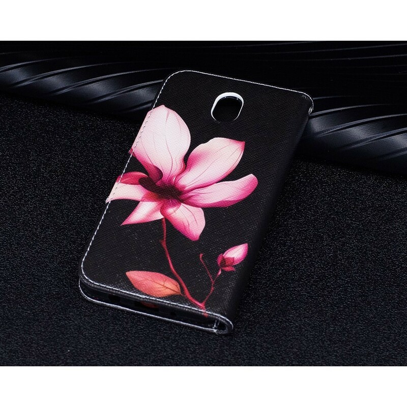 Samsung Galaxy J7 2017 Case Pink Flower