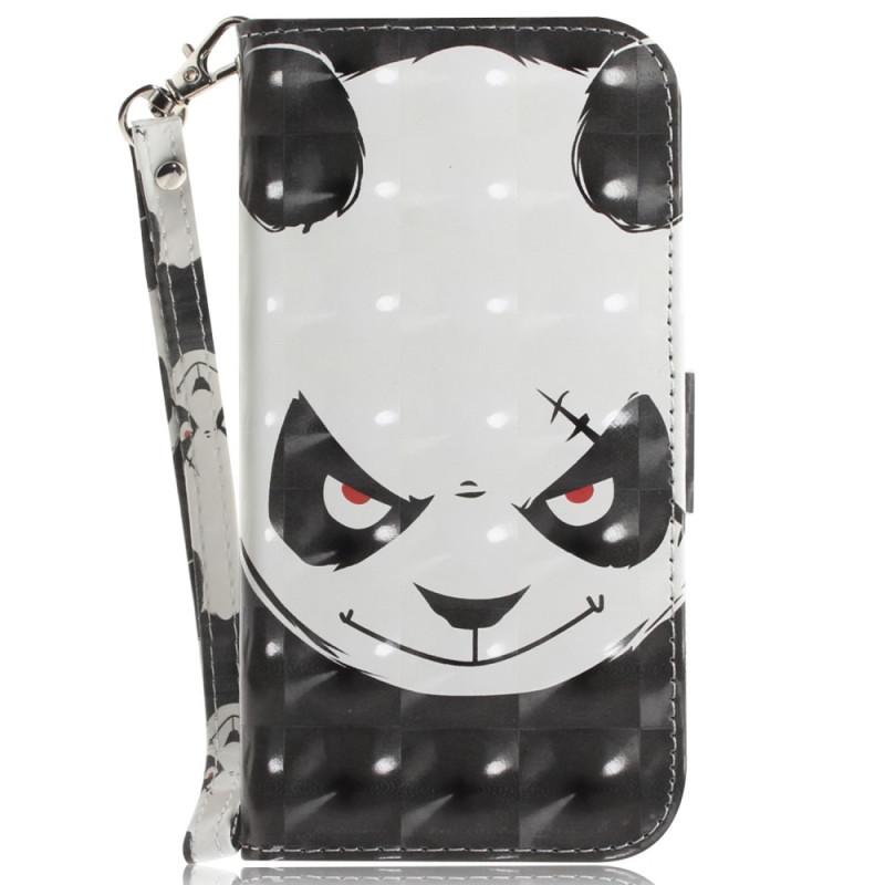OnePlus Nord 2T 5G Capa de cinta Panda zangado