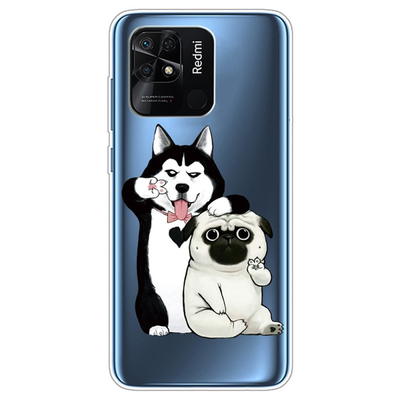 Capa Xiaomi Redmi 10C Funny Dogs