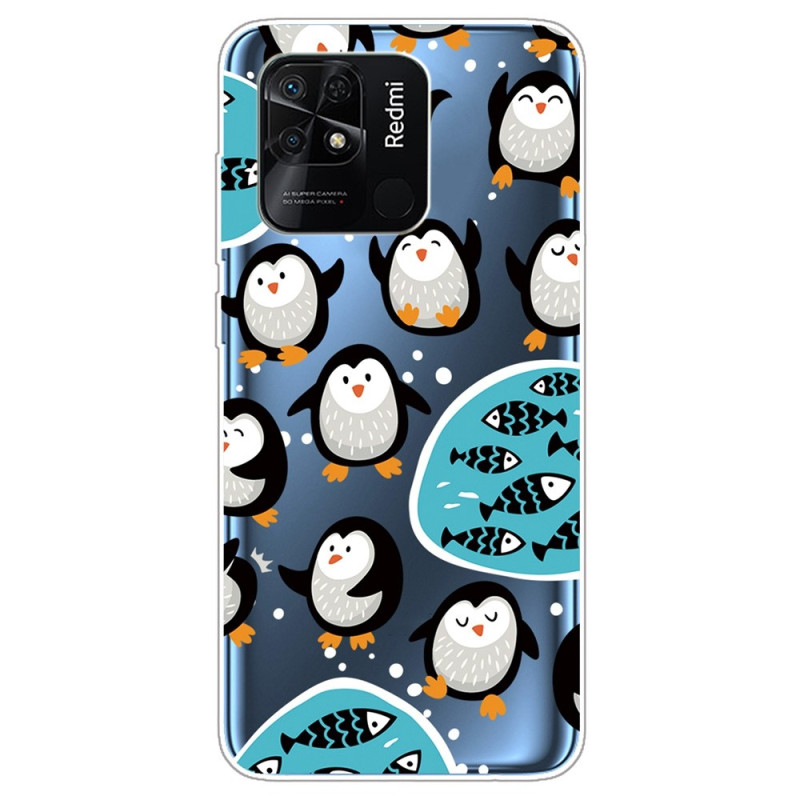 Xiaomi Redmi 10C Capa transparente para pinguins