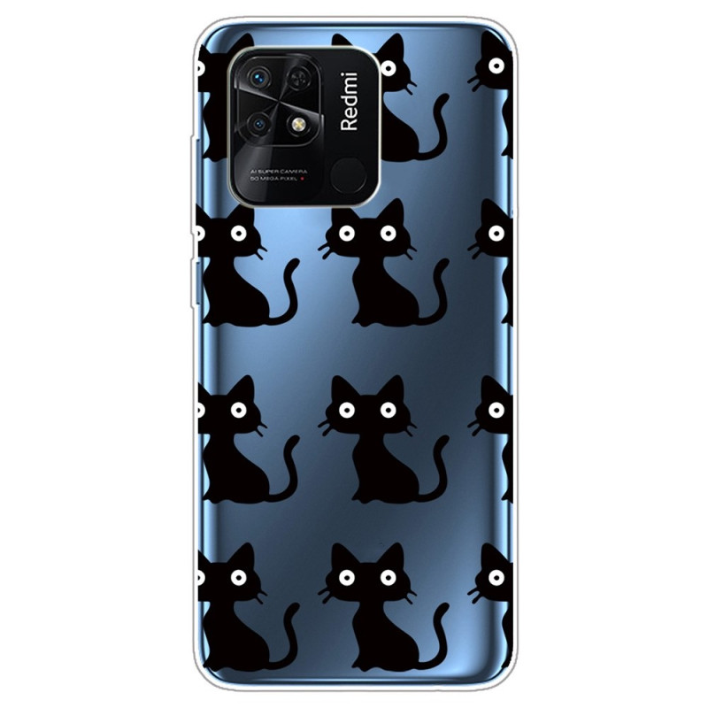 Capa Xiaomi Redmi 10C Funny Cats