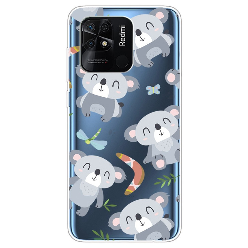 Xiaomi Redmi 10C Capa transparente Koalas Múltiplos