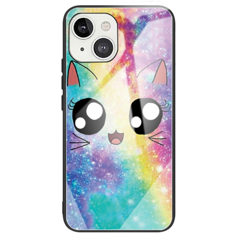 Capa iPhone 14 Vidro Temperado Cat Deco