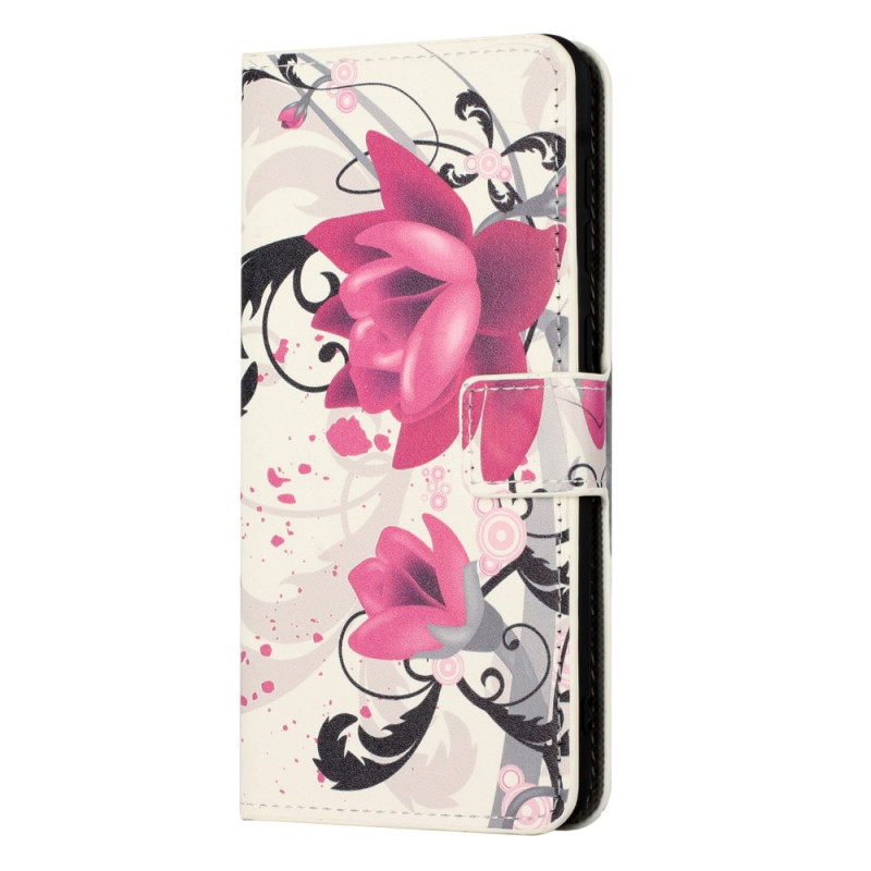 Capa para iPhone 14 Flores Tropicais