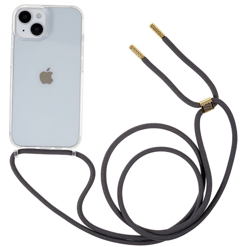 iPhone 14 Capa transparente com cordão