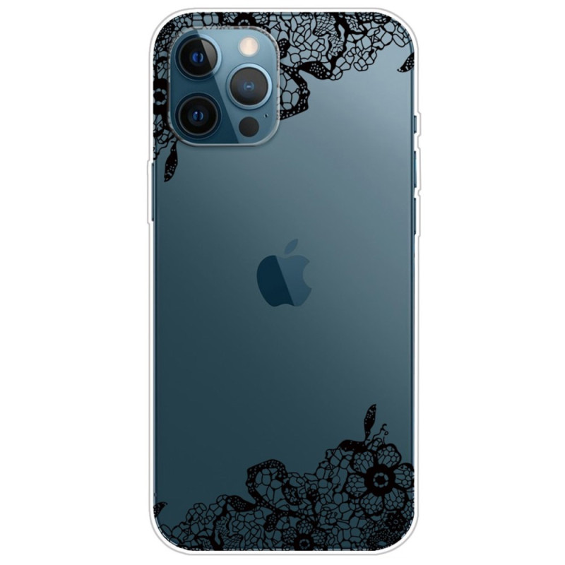 iPhone 14 Pro Capa de renda transparente