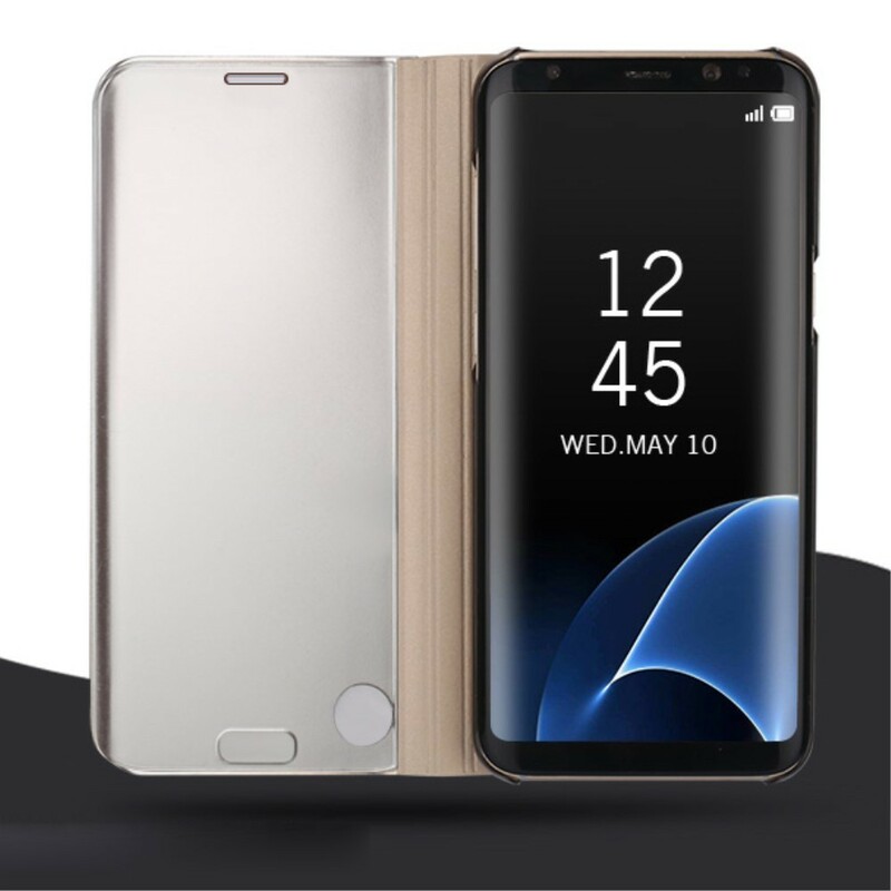 Capa Samsung Galaxy Note 8 Efeito Espelho e Couro