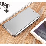 Capa Samsung Galaxy Note 8 Efeito Espelho e Couro