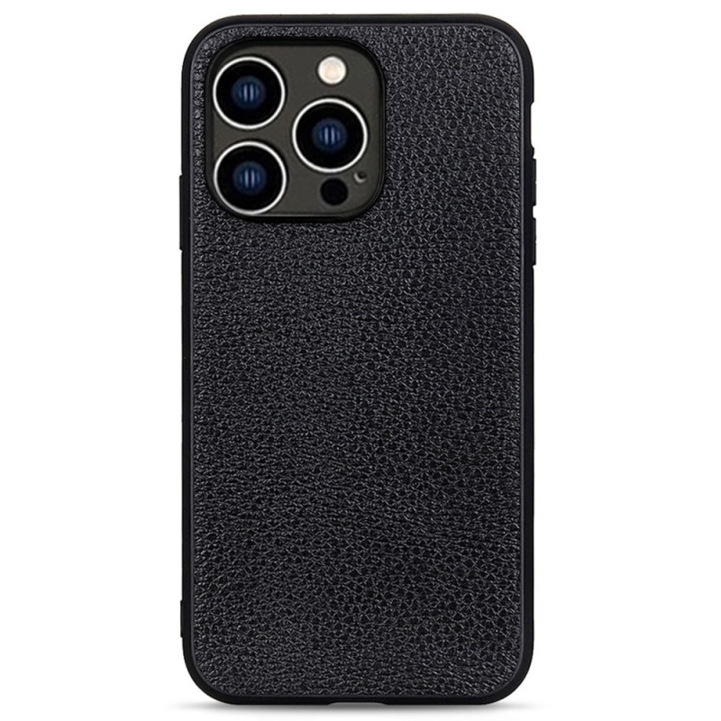 iPhone 14 Pro Genuine Leather Case Lychee