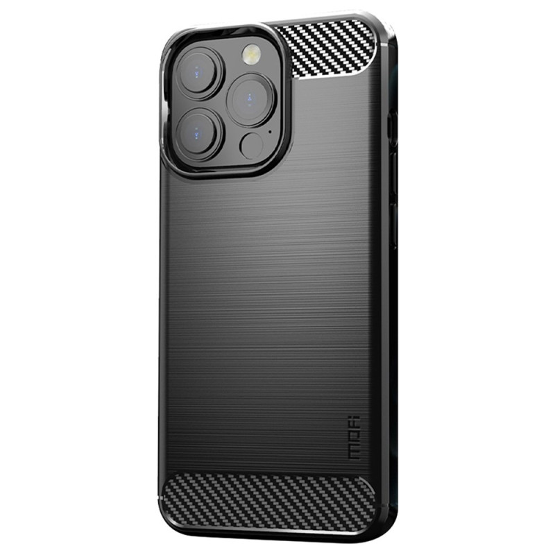 iPhone 14 Pro Capa de Fibra de Carbono Escovado MOFI