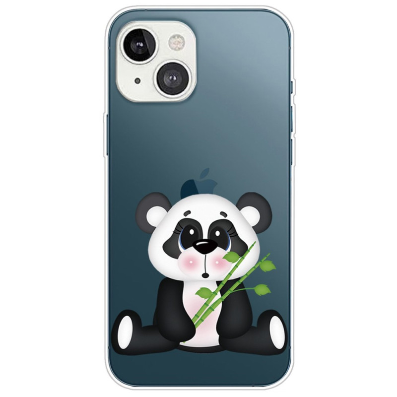iPhone 14 Plus Capa Transparente Panda Triste