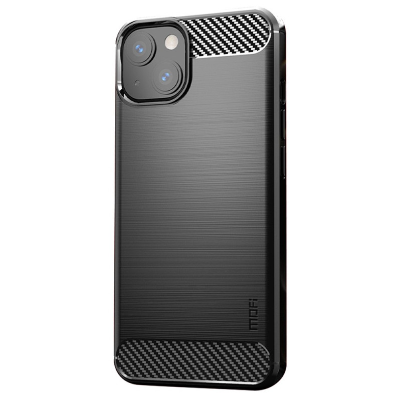 iPhone 14 Plus Capa de Fibra de Carbono Escovado MOFI