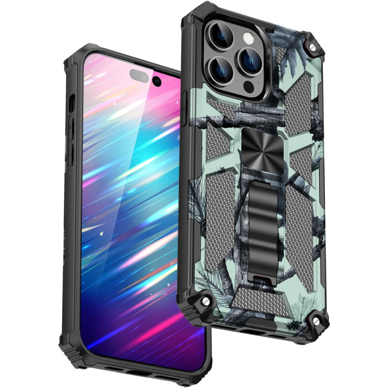 iPhone 14 Pro Max Camuflagem Máxima Camuflagem Stand Removível