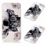 iPhone X Capa Clear Skull & Crossbones