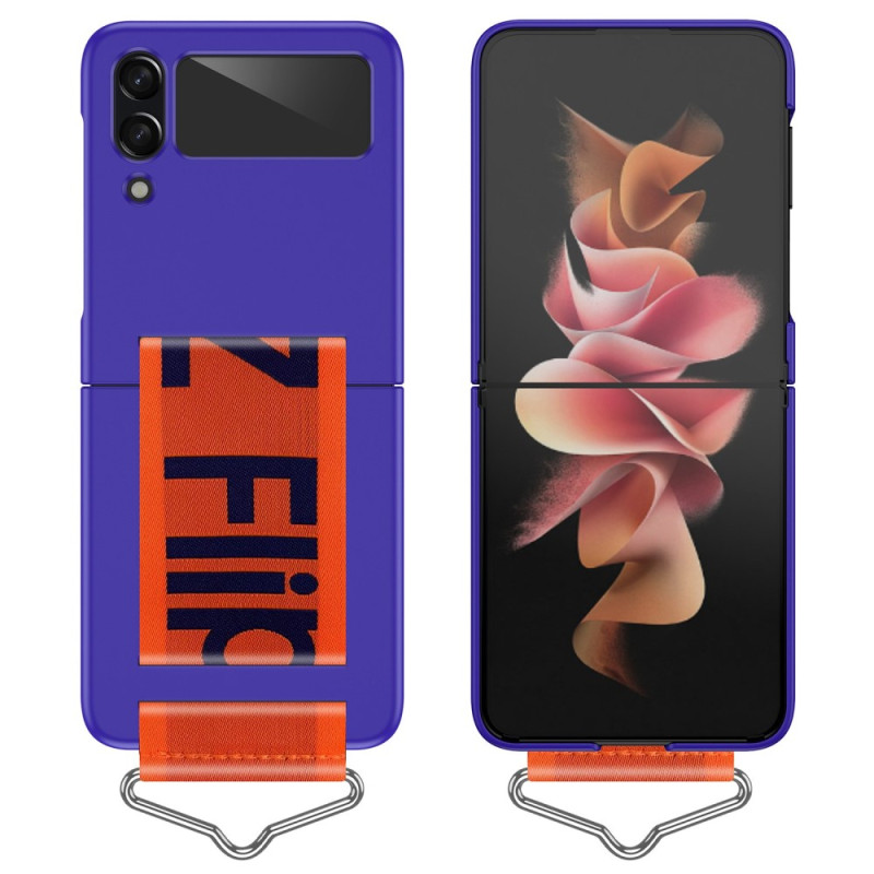 Samsung Galaxy Z Flip 4 5G Capa de 5G Anel e Cartas de Cordão
