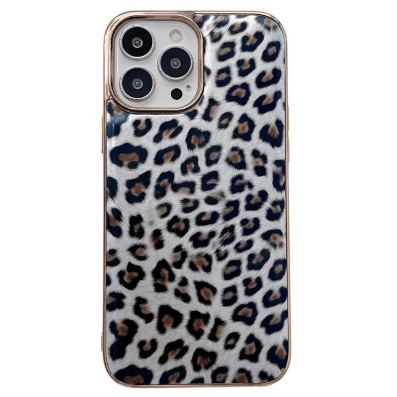 Capa de efeito pele de leopardo do iPhone 14