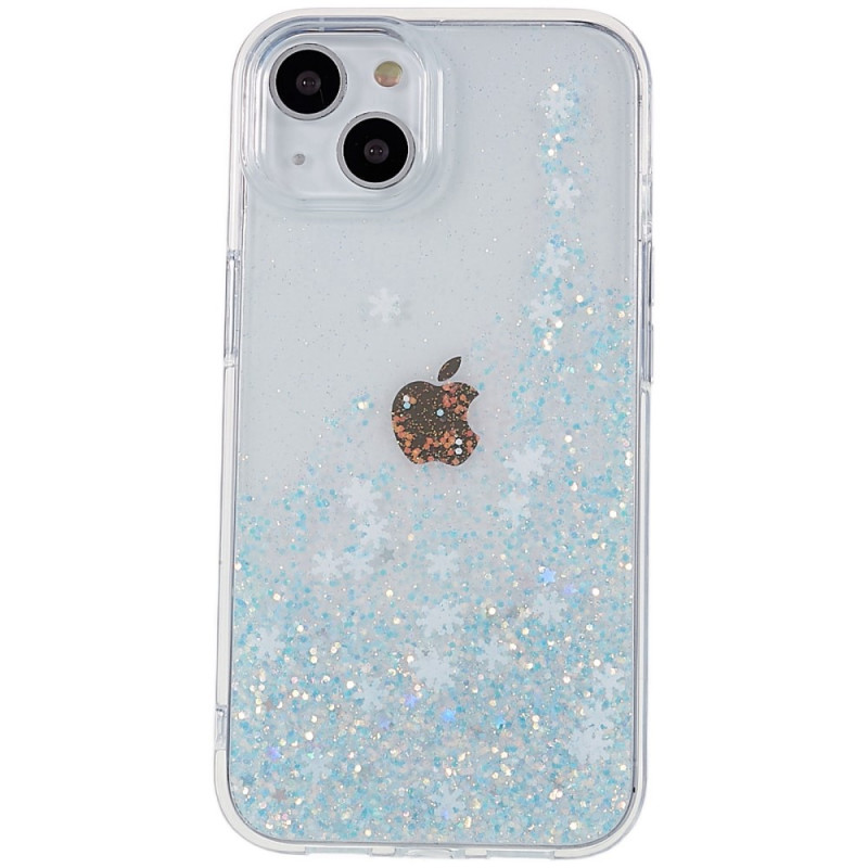 Capa iPhone 14 Glitter Flakes