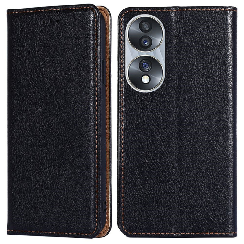 Honor Flip Cover Honor 70 Faux Leather Stitching