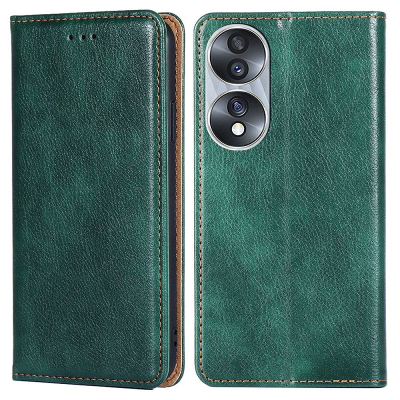 Honor Flip Cover Honor 70 Faux Leather Stitching