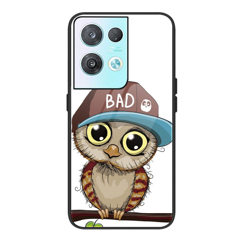 Oppo Reno 8 Pro Hard Cover Glass Bad Owl